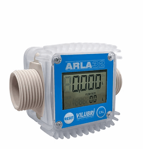Medidor Digital p/ Arla e Água 1"BSP até 70l/min