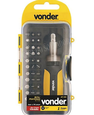 BITS/PONTEIRAS CRV 38 PEÇAS VONDER