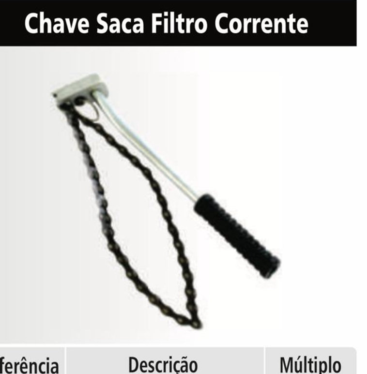CHAVE SACA FILTRO CORRENTE