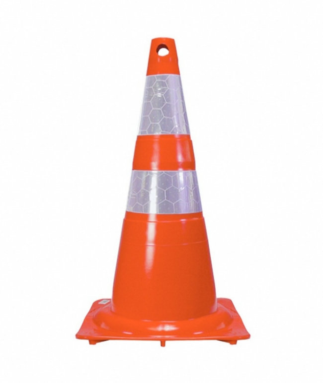 CONE FLEXÍVEL 75CM EMBORRACHADO