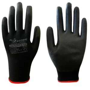 Luva De Nylon 12 UNIDADES Com Revestimento em PU