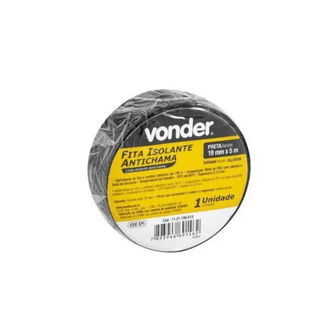 FITA ISOL 19 mm x20m VONDER