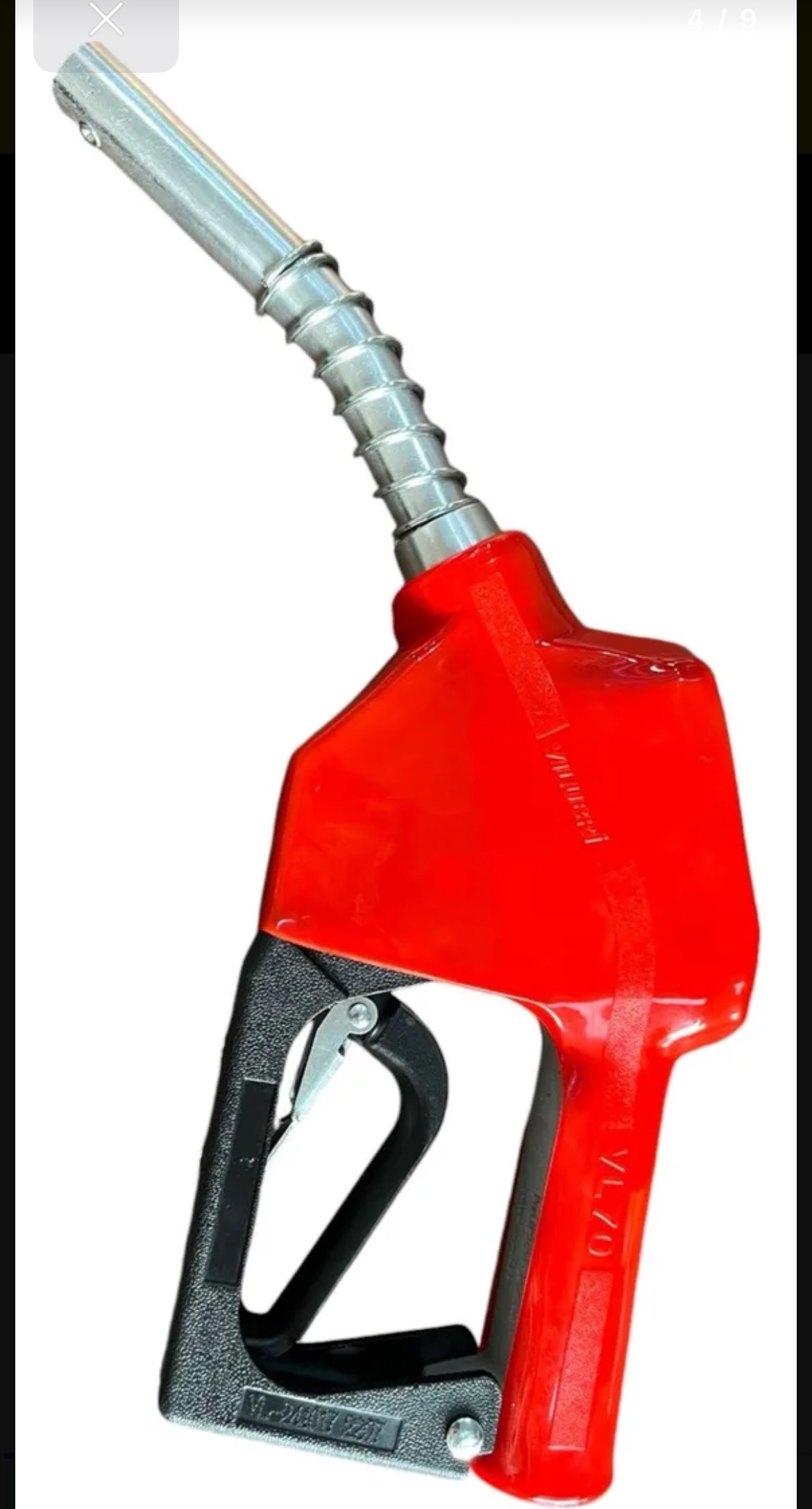 Bico De Abastecimento Automático Vl70 1/2 Curta Vermelho cod. 1033 VILUBRI - Imagem 4